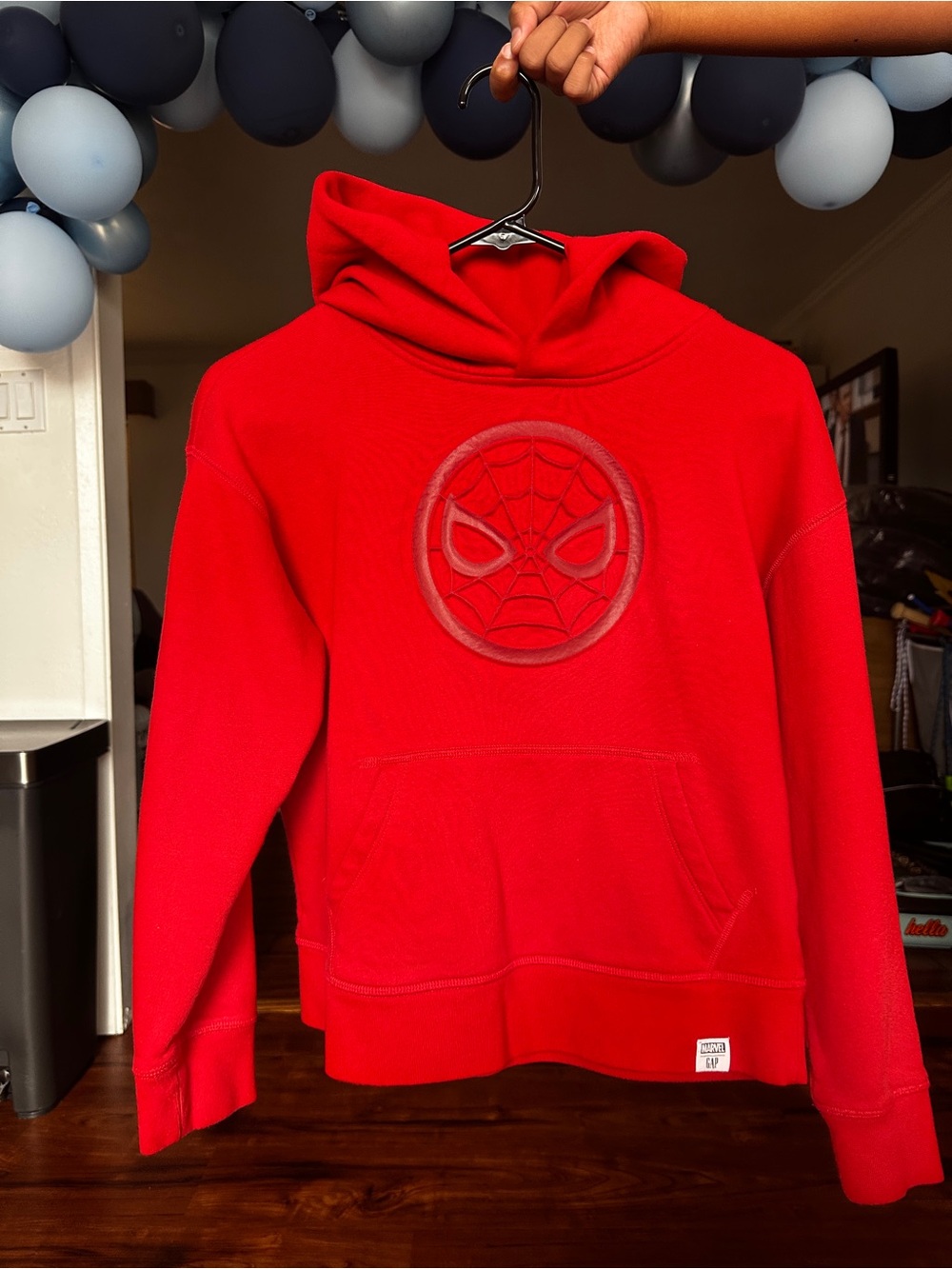 GAP Kids Red Marvel Pullover Hoodie